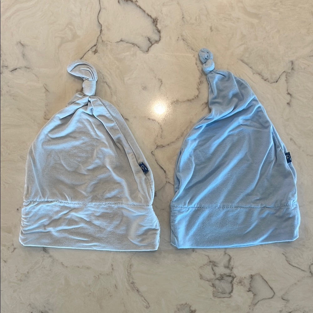Kickee Pants Knotted Baby Hat - Set of 2